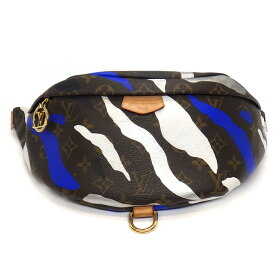 ルイ・ヴィトン Louis Vuitton ボディバッグ リーグオブレジェンド コラボ バムバッグ M45106 ブラウン ブルー LV×LOL モノグラムキャンバス 【中古】