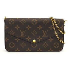 ルイ・ヴィトン Louis Vuitton ショルダーバッグ ポシェット フェリシー 2019年製 M81896 ブラウン フューシャ モノグラムキャンバス 【中古】