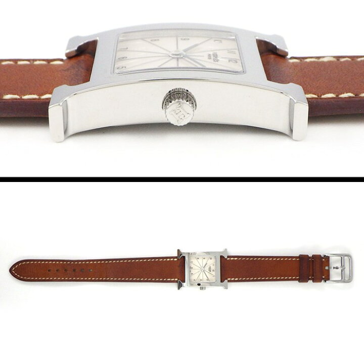楽天市場】エルメス HERMES 腕時計 Hウォッチ HH1.210 スクエア  