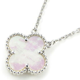 ヴァンクリーフ＆アーペル Van Cleef & Arpels ネックレス ヴィンテージアルハンブラ VCARF48700 ホワイト シェル K18WG 【中古】