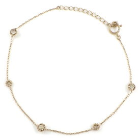 カシケイ KASHIKEY ブレスレット ミル BMI012 3ポイント ブラウン ダイヤモンド 計0.20ct K18BG 【中古】
