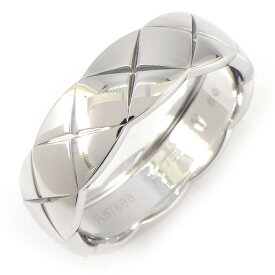 【15日限定★ポイント3倍】 シャネル CHANEL リング ココクラッシュ ミディアム MM J10570 K18WG 21.5号 / #62 【箱・保付き】 【中古】