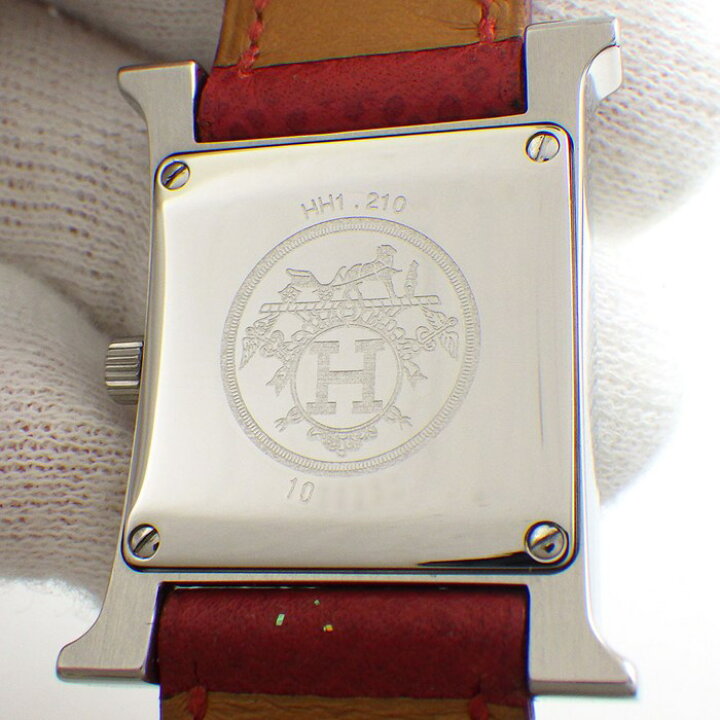 楽天市場】エルメス HERMES 腕時計 Hウォッチ HH1.210 スクエア  