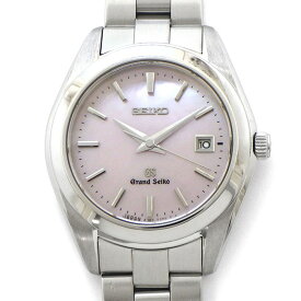 【最大1万円OFFクーポン★クリスマスセール】 グランドセイコー Grand Seiko 腕時計 ヘリテージコレクション STGF267/4J52-0AB0 デイト ピンクシェル文字盤 SS クオーツアナログ 【中古】