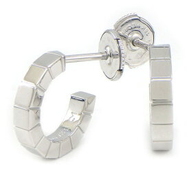 【最大3万円OFFクーポン配布中】 カルティエ Cartier ピアス ラニエール サークル フープ K18WG 【中古】