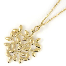 【最大3万円OFFクーポン配布中】 ティファニー Tiffany & Co. ネックレス オリーブ リーフ K18YG 【中古】