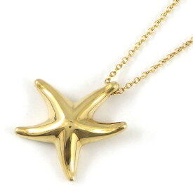 【最大3万円OFFクーポン配布中】 ティファニー Tiffany & Co. ネックレス スターフィッシュ ヒトデモチーフ K18YG 【中古】