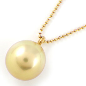 【最大3万円OFFクーポン配布中】 タサキ 田崎真珠 TASAKI ネックレス 1ポイント 白蝶真珠 13.0mm珠 K18YG 【中古】