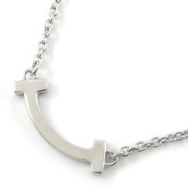 【最大3万円OFFクーポン配布中】 ティファニー Tiffany & Co. ネックレス Tスマイル ミニ マイクロ K18WG 【中古】