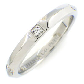 【最大3万円OFFクーポン配布中】 ティファニー Tiffany & Co. リング トゥルーバンド 67133722 5ポイント ダイヤモンド 計0.05ct PT950 11.5号 【中古】