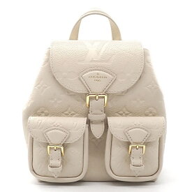 ルイ・ヴィトン LOUIS VUITTON バックパック/リュックサック バックアップ M47106 クレーム モノグラムアンプラント レザー ゴールド金具 【中古】