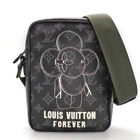ルイ・ヴィトン LOUIS VUITTON ショルダーバッグ ダヌーブ PM ヴィヴィエンヌ M43677 2018年秋冬メンズプレコレクション モノグラム・エクリプス キャンバス レザー カーキナイロンストラップ メタリックカーキ金具 【中古】