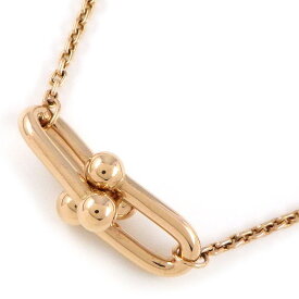ティファニー Tiffany & Co. ネックレス ハードウェア ダブルリンク スモール 75060726 K18PG 【中古】