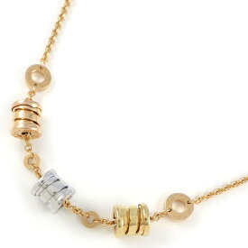 ブルガリ BVLGARI ネックレス B-zero1 ビーゼロワン スリーエレメント スリーカラー K18PG K18WG K18YG 【中古】
