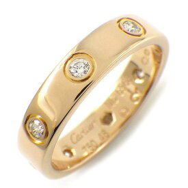 カルティエ Cartier リング ラブ スモールモデル SM B4050800 8ポイント ダイヤモンド 0.19ct K18PG 8号 / #48 【中古】