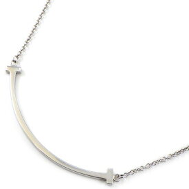 ティファニー Tiffany & Co. ネックレス Tスマイル スモール 60011677 K18WG 【中古】