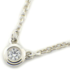 ティファニー Tiffany & Co. ネックレス バイザヤード シングル 1ポイント ダイヤモンド 0.025ct SV925 【中古】