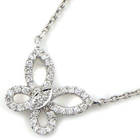 グラフ Graff GRAFF ネックレス ミニバタフライ シルエット RGP808 ダイヤモンド 計0.15ct K18WG 【箱・保付き】 【中古】