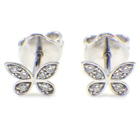 グラフ Graff GRAFF ピアス パヴェ バタフライ プティ RGE1563 ダイヤモンド 計0.08ct K18WG 【箱・保付き】 【中古】