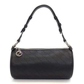 グッチ GUCCI ショルダーバッグ/ハンドバッグ ブロンディ スモール 760169 AACPY 1000 ブラック レザー コットン シルバー金具 【中古】