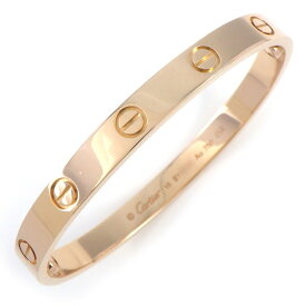 【最大3万円OFFクーポン配布中★15日限定P3倍】 カルティエ Cartier ブレスレット ラブ クラシックモデル MM B6067417 K18PG / #16 【箱・保付き】 【中古】