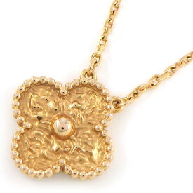 【最大3万円OFFクーポン配布中★15日限定P3倍】 ヴァンクリーフ＆アーペル Van Cleef & Arpels ネックレス ヴィンテージアルハンブラ VCARN9ZS00 K18PG 【箱・保付き】 【中古】