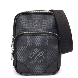 ルイ・ヴィトン LOUIS VUITTON ボディバッグ アマゾン・スリングバッグ N50012 ダミエ・グラフィット 3D キャンバス レザー 【中古】