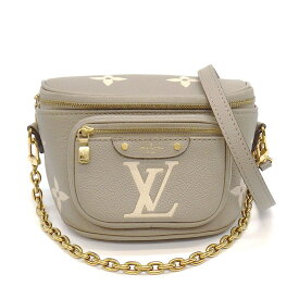 ルイ・ヴィトン LOUIS VUITTON ミニ バムバッグ M83219 トゥルトレール クレーム モノグラム・アンプラント レザー 【中古】
