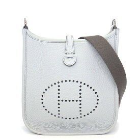 エルメス HERMES ショルダーバッグ エヴリン TPM アマゾーヌ 2023年 ブルーペール エタン トリヨンクレマンス シルバー金具 【中古】