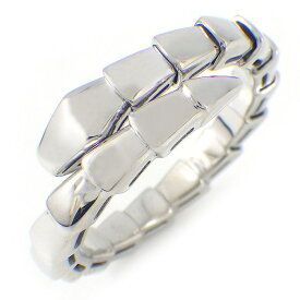 【レビュー1000件記念★対象品3％OFF&5日限定P3倍】 ブルガリ BVLGARI リング セルペンティ ヴァイパー 358648 スネークモチーフ K18WG 17-19号 / #XL 【中古】
