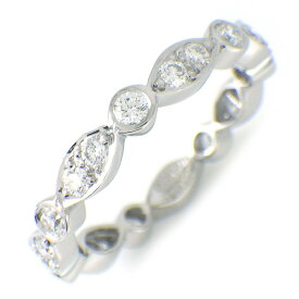 【レビュー1000件記念★対象品3％OFF&5日限定P3倍】 ティファニー Tiffany & Co. リング ジャズ フルサークル ダイヤモンド PT950 12号 【中古】