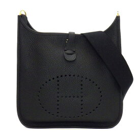 エルメス HERMES ショルダーバッグ エヴリン3 PM Y刻印 2020年 ブラック トリヨンクレマンス ゴールド金具 【中古】