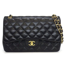 シャネル CHANEL ショルダーバッグ マトラッセ30 クラシック ラージ ハンドバッグ A58600 2014年 ブラック ボルドー ラムスキン 【中古】