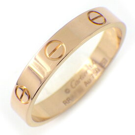 【最大3万円OFFクーポン★スペシャルセール】 カルティエ Cartier リング ラブ スモールモデル SM B4085260 K18PG 19号 / #60 【中古】