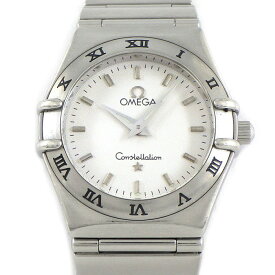 【最大1万円OFF★スプリングセール】 オメガ OMEGA 腕時計 コンステレーション ミニ 1562.30.00 ローマンベゼル シルバーギョーシェ文字盤 SS クオーツアナログ 【中古】