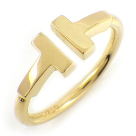 ティファニー Tiffany & Co. リング Tワイヤー 60147340 K18YG 6.5号 【中古】