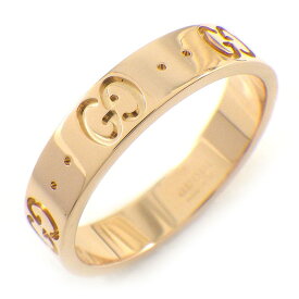 グッチ GUCCI リング アイコン スリム 152045 J8500 5702 GG ロゴ K18PG 11.5号 / #12 【中古】