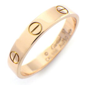カルティエ Cartier リング ラブ スモールモデル SM B4085257 K18PG 16.5号 / #57 【中古】