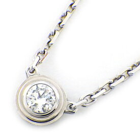 カルティエ Cartier ネックレス ダムール XS ディアマン レジェ B7224515 1ポイント ダイヤモンド 0.04ct K18WG 【箱・保付き】 【中古】