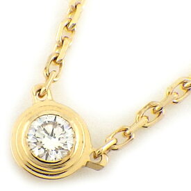 カルティエ Cartier ネックレス ダムール XS ディアマン レジェ B7224517 1ポイント ダイヤモンド 0.04ct K18YG 【箱・保付き】 【中古】