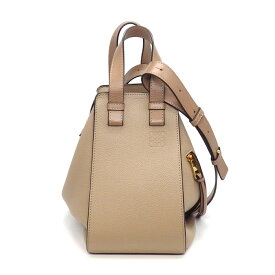 ロエベ LOEWE ショルダーバッグ/ハンドバッグ ハンモックバッグ スモール A538S35X51 サンド ソフトグレインカーフ ゴールド金具 【中古】