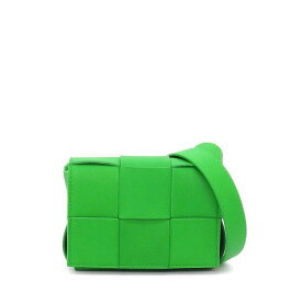 ボッテガ・ヴェネタ BOTTEGA VENETA ショルダーバッグ キャンディ カセット 666688 VMAY1 3722 パラキート レザー ゴールド金具 【中古】