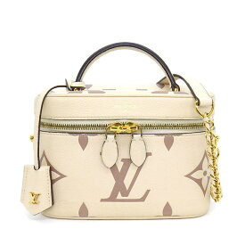 ルイ・ヴィトン LOUIS VUITTON ショルダーバッグ ヴァニティ PM M45599 クレーム ボワドローズ モノグラムアンプラントレザー 【中古】