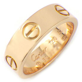カルティエ Cartier リング ラブ クラシックモデル MM B4084852 K18PG 12号 / #52 【中古】
