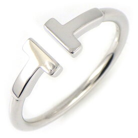 ティファニー Tiffany & Co. リング Tワイヤー 60148374 K18WG 14.5号 【中古】