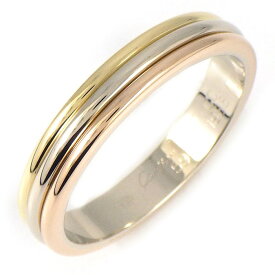 カルティエ Cartier リング ヴァンドーム ルイ カルティエ ウェディングバンド B4052259 スリーカラー K18PG K18WG K18YG 18号 / #59 【中古】