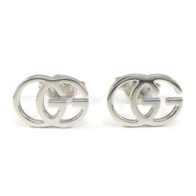 グッチ GUCCI ピアス GG ランニング ロゴ K18WG 【中古】