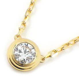 カルティエ Cartier ネックレス ダムール LM ディアマン レジェ B7215500 ダイヤモンド 0.18ct K18YG 【箱・保付き】 【中古】