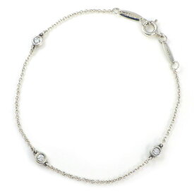 ティファニー Tiffany & Co. ブレスレット バイザヤード 60131448 3ポイント ダイヤモンド 計0.09ct SV925 【中古】