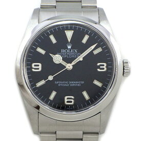 ロレックス Rolex 腕時計 エクスプローラーI 14270 A番 1998-1999年製 ブラック文字盤 夜光針/インデックス SS 自動巻き 【中古】